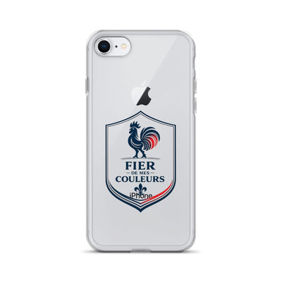 Fier de mes couleurs — Coque transparente iPhone