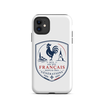 Ici, on est français depuis des générations — Coque ultra-résistante iPhone